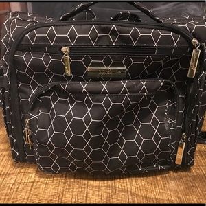 JuJuBe diaper bag.